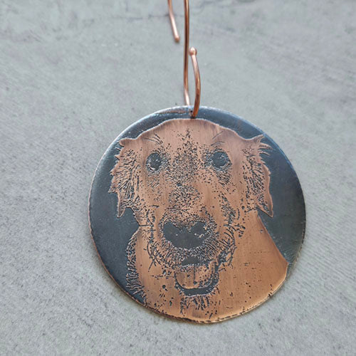 Custom Puppy Ornament