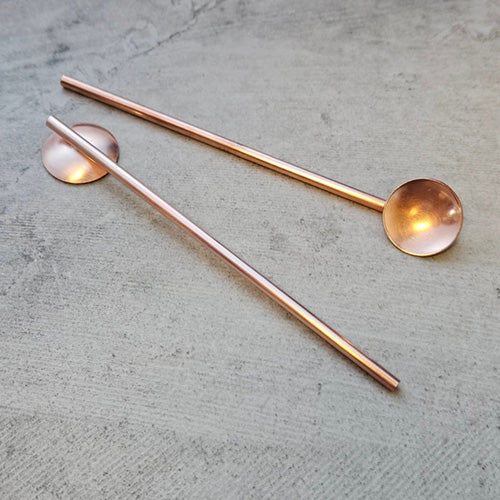 Copper Cocktail Stir Stick & Straw