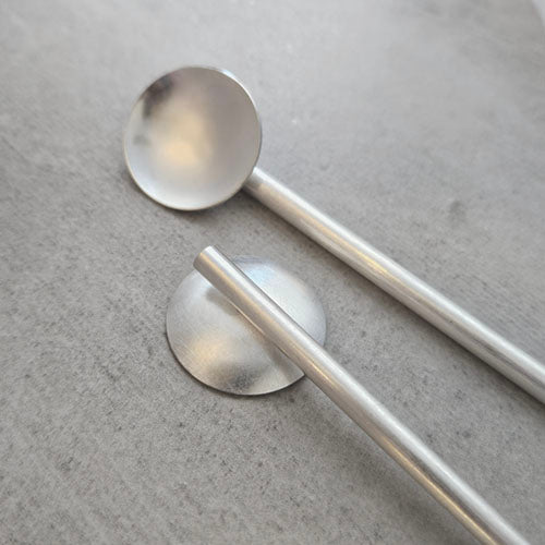 Sterling Silver Cocktail Stir Stick & Straw