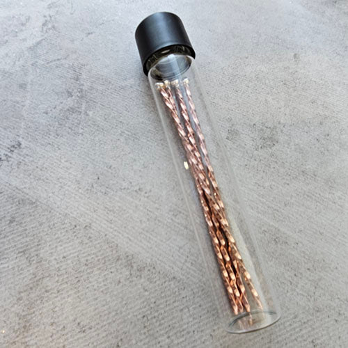 Copper and Silver Cocktail Swizzle Sticks