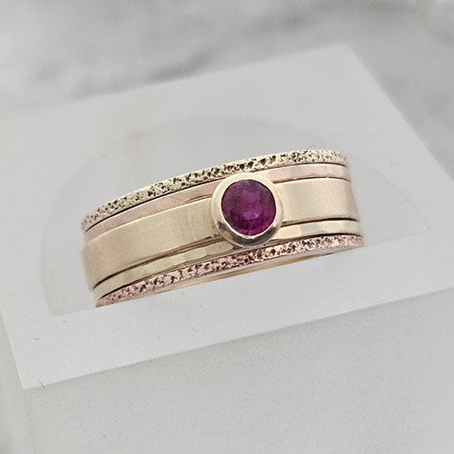 14k Gold & Ruby Ring