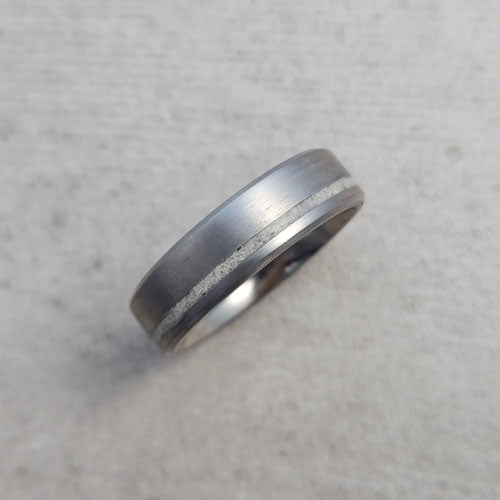 Diamond Dust Inlay Ring