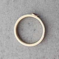 14k Gold & Ruby Ring