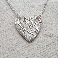 Medium Grand Canyon Tree Heart Necklace