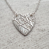 Medium Grand Canyon Tree Heart Necklace