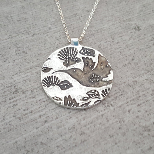 Hawaiian Humming Bird Necklace for Alzheimer's Research