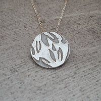Small Kukui Nut Print Necklace