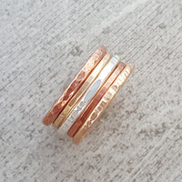 Multi Metal Stack Rings