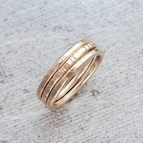 14k Gold Fill Stacking Rings