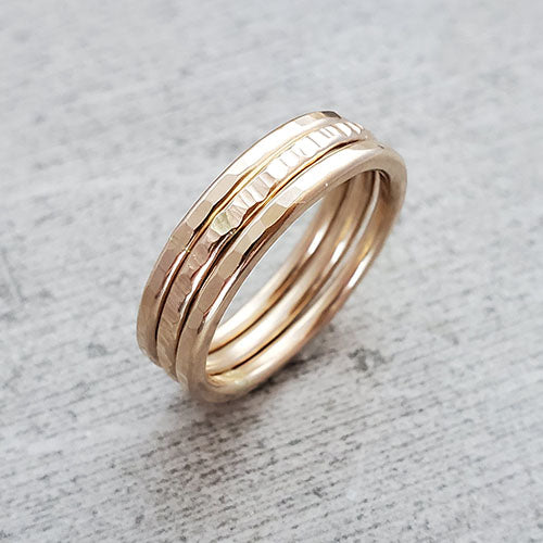 14k Gold Fill Stacking Rings