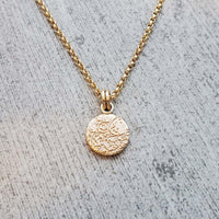Beer Speak 14k Gold Pink Boots Necklace