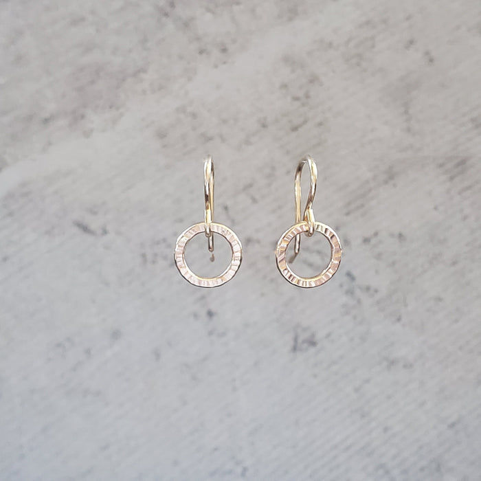 Super Itty Bitty 14k Gold Fill Hoop Earrings