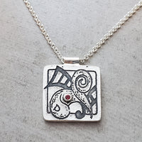 Paisley Aloha Print Necklace Benefits Alzheimer's Research