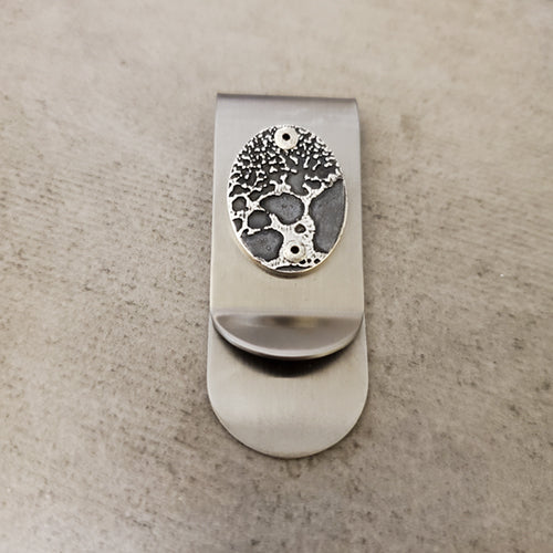 Oval Beer Speak Money Clip