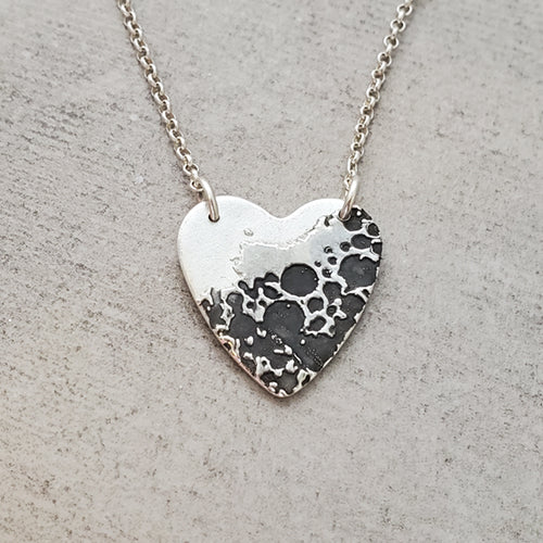 Beer Speak Heart Necklace