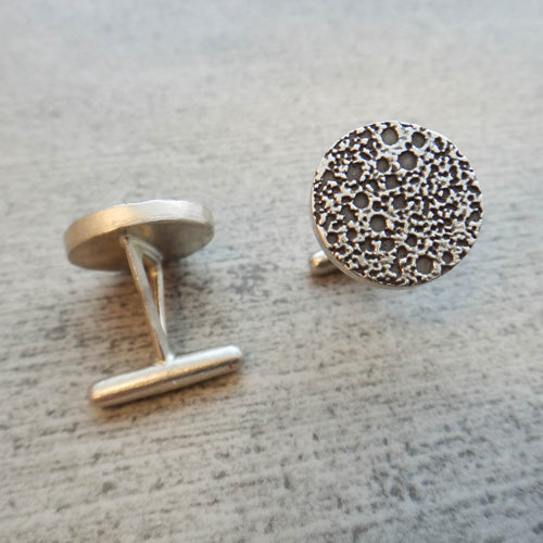 Beer Speak Sterling Silver Cuff Links