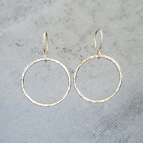 14k Gold Fill Large Hoop Earrings