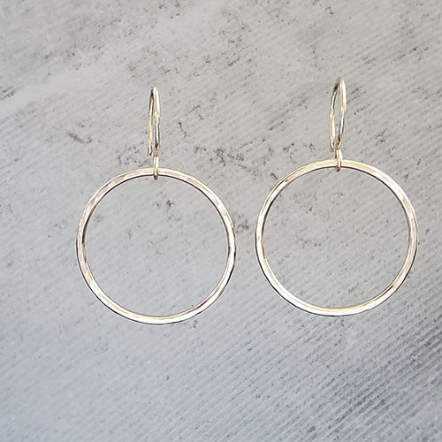 14k Gold Fill Large Hoop Earrings