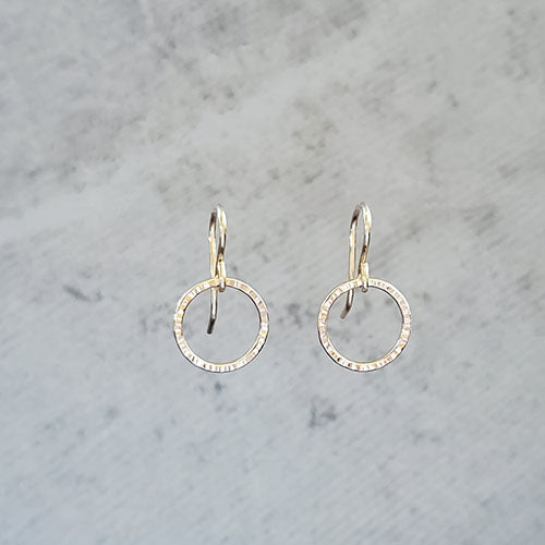 Itty Bitty 14k Gold Fill Hoop Earrings