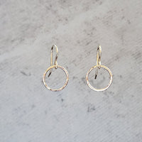 Itty Bitty 14k Gold Fill Hoop Earrings