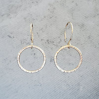 14k Gold Fill Small Hoop Earrings