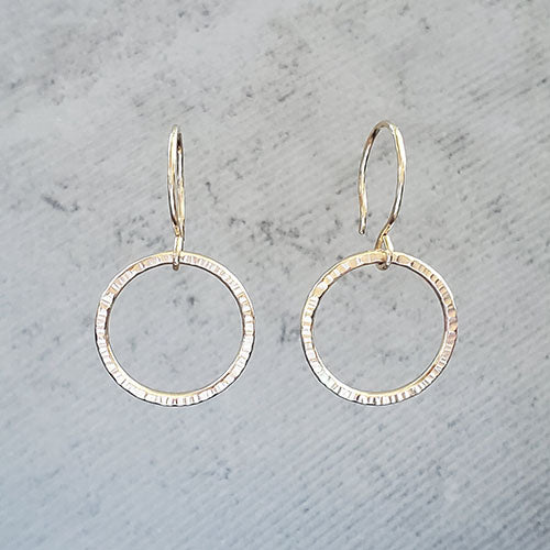 14k Gold Fill Small Hoop Earrings