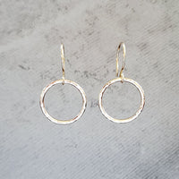 14k Gold Fill Small Hoop Earrings