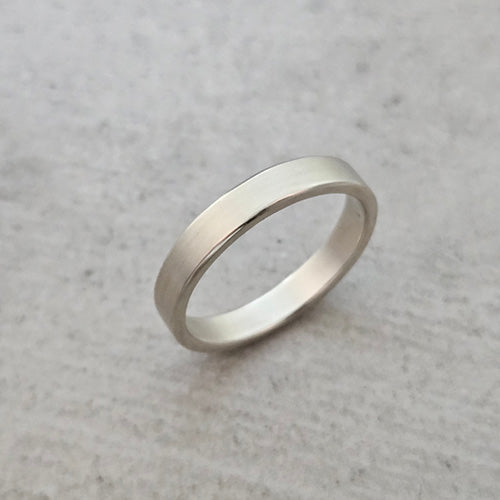 Made to Order 14k White Gold Band