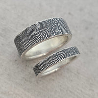 Custom Finger Print Rings