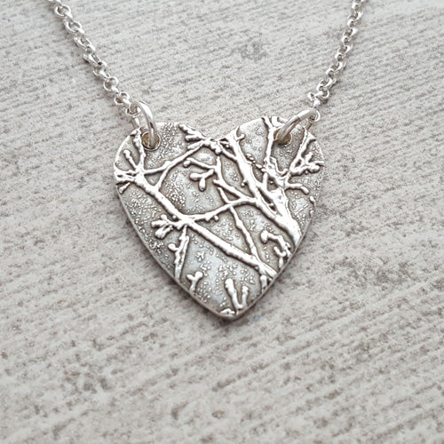 Medium Grand Canyon Tree Heart Necklace