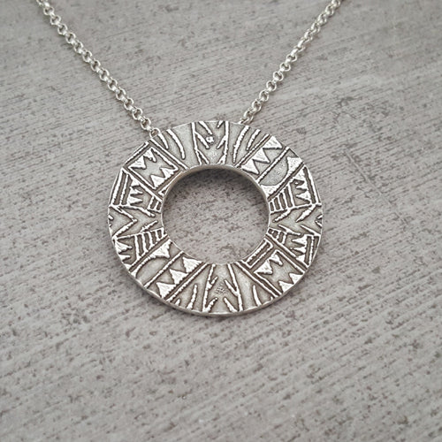 Hawaiian Open Circle Necklace
