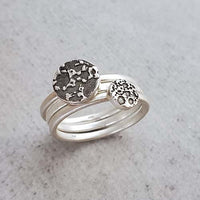 Double Beer Dot Stacking Rings