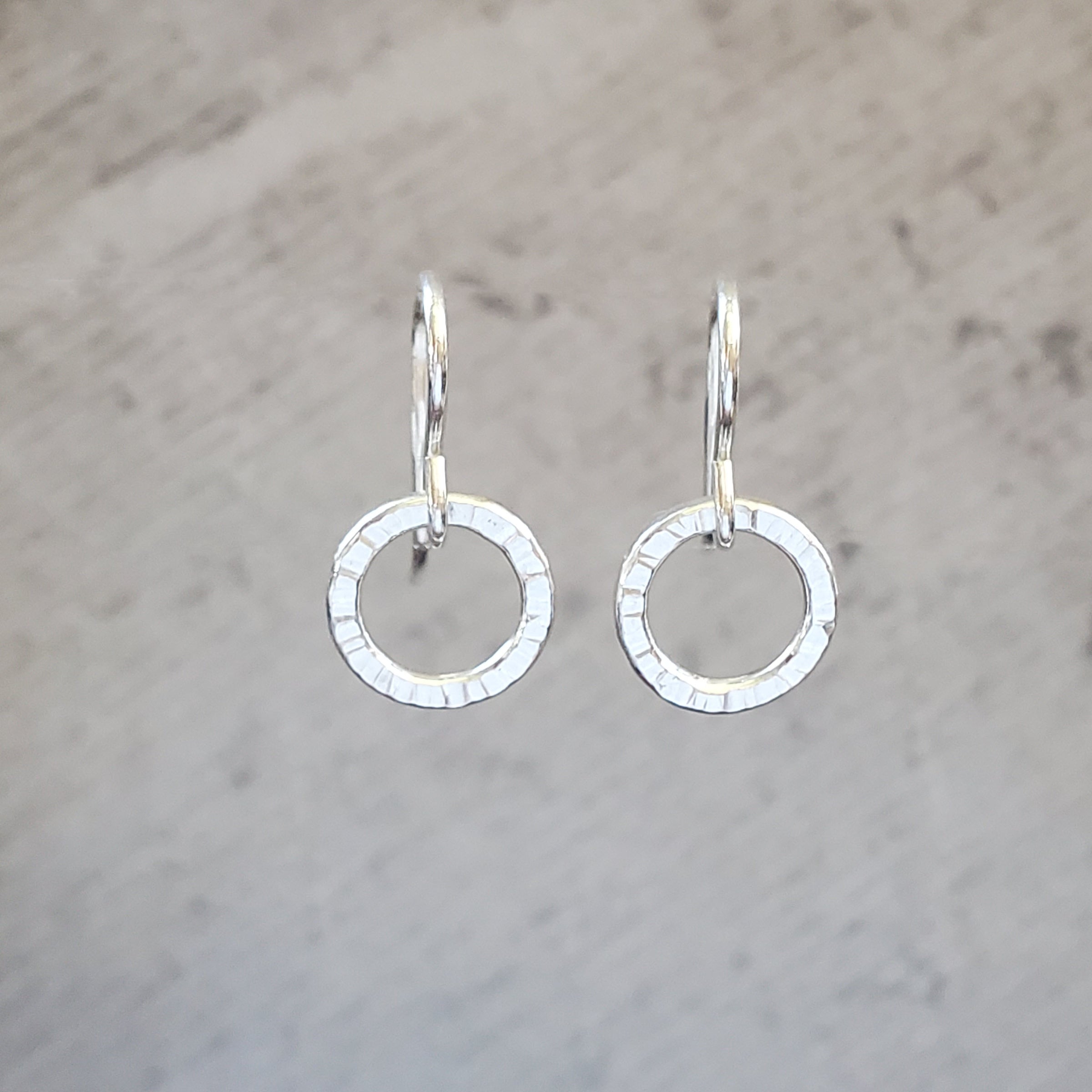 Super Itty Bitty Silver Hoop Earrings – Sterling Echoes